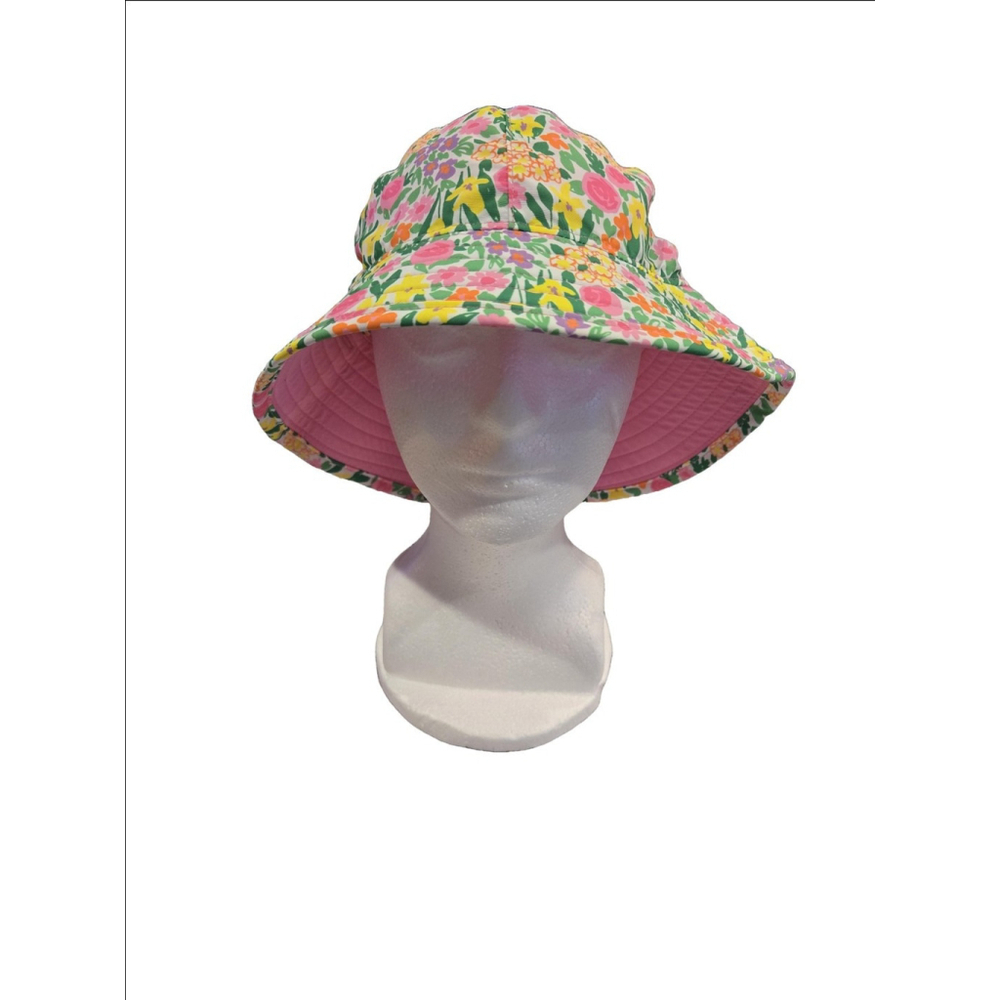 Cat And Jack Baby Pink Floral Bucket Hat, NWOT